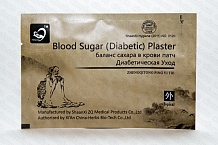 Пластырь при сахарном диабете Blood Sugar (Diabetic) Plaster, 1 шт.