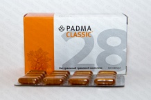 Падма Классик 28, 60 капсул, Натуральное средство на основе рецептов тибетской медицины для профилактики и лечения заболеваний сосудов