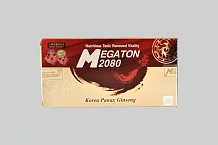 Мегатон 2080 женьшеневый препарат для потенции и оздоровления, 30 капсул